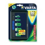 Φορτιστής Μπαταριών Varta Universal έως 4τεμ ΑΑ/ΑΑΑ/C/D/9V Μπαταρίες με Οθόνη & Έξοδο USB