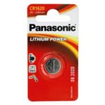 Lithium Button Cells Panasonic CR1620 (1 τεμ)