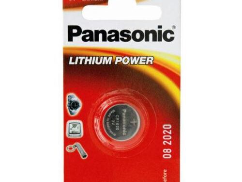 Lithium Button Cells Panasonic CR1620 (1 τεμ)