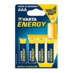 Μπαταρίες Simply Alkaline Varta Energy AAA LR03 (4 τεμ.)
