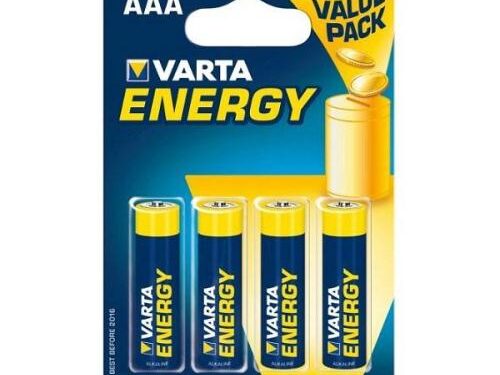 Μπαταρίες Simply Alkaline Varta Energy AAA LR03 (4 τεμ.)