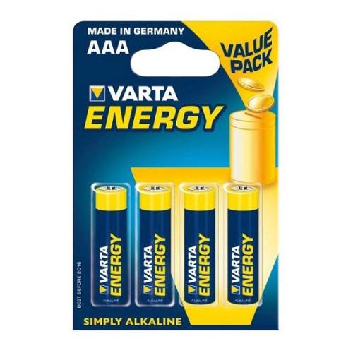 Μπαταρίες Simply Alkaline Varta Energy AAA LR03 (4 τεμ.)
