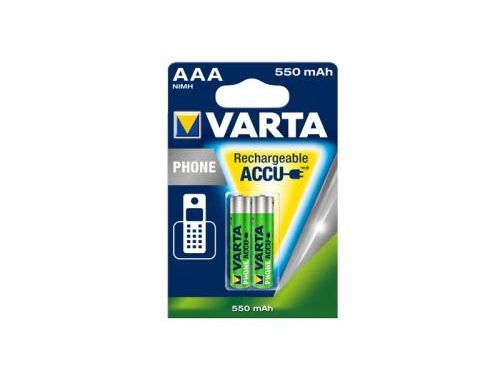 Μπαταρίες Επαναφορτιζόμενες Varta AAA 550mAh NiMH Phone (2 τεμ.)