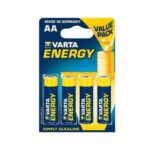Μπαταρίες Simply Alkaline Varta Energy AA LR6 (4 τεμ.)