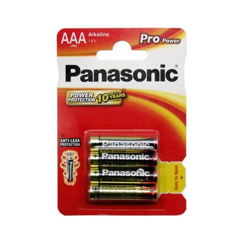 Μπαταρίες Alkaline Pro Power Gold Panasonic AAA LR03 (4 τεμ.)