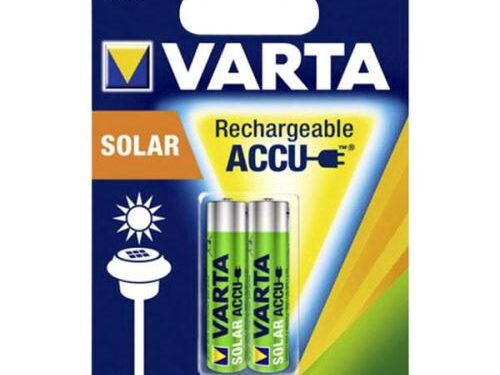 Μπαταρίες Επαναφορτιζόμενες Varta AAA 550mAh NiMH Solar (2 τεμ.)