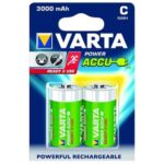 Μπαταρίες Επαναφορτιζόμενες Varta C 3000mAh NiMH 1.2V Ready2Use (2 τεμ.)