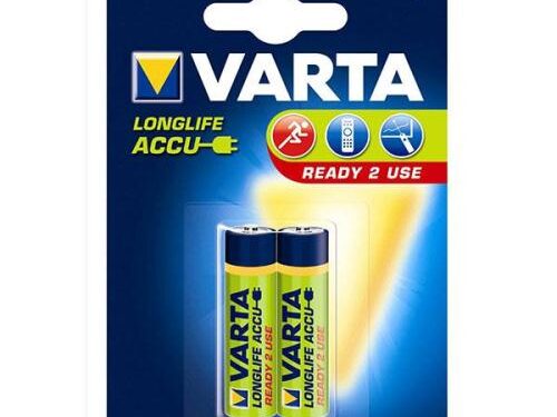 Μπαταρίες Επαναφορτιζόμενες Varta AAA 800mAh NiMH 1.2V Ready2Use (2 τεμ.)
