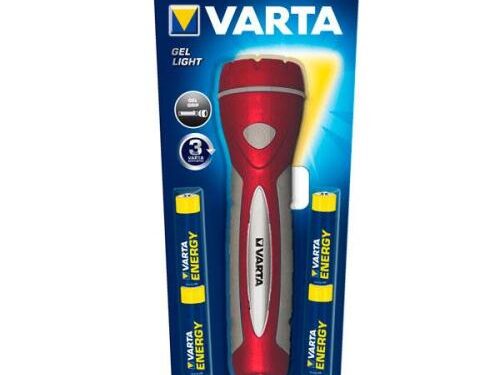 Φακός Varta Gel Light Led με 4τεμ Μπαταρια AAA (Μεσαίος) Κόκκινο