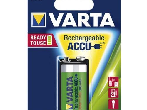 Μπαταρίες Επαναφορτιζόμενες Varta 9V 200mAh NiMH 1.2V Ready2Use (1 τεμ.)