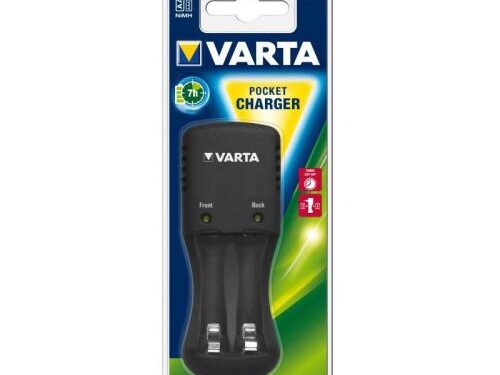 Φορτιστής Μπαταριών Varta Pocket έως 4τεμ ΑΑ/ΑΑΑ Μπαταρίες