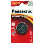 Lithium Button Cells Panasonic CR2450 3V 560mAh (1 τεμ)