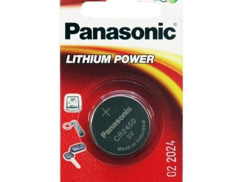 Lithium Button Cells Panasonic CR2450 3V 560mAh (1 τεμ)