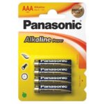Μπαταρίες Alkaline Power Panasonic AAA LR03 (4 τεμ.)