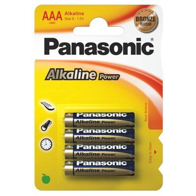Μπαταρίες Alkaline Power Panasonic AAA LR03 (4 τεμ.)