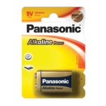 Μπαταρίες Alkaline Power Panasonic 9V 6LR61 (1 τεμ.)