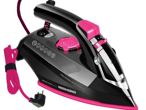 Σίδερο Ατμού Redmond RI-C244 Μαύρο-Ροζ