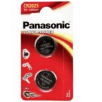Lithium Button Cells Panasonic CR2025 (2 τεμ)