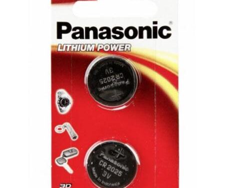 Lithium Button Cells Panasonic CR2025 (2 τεμ)