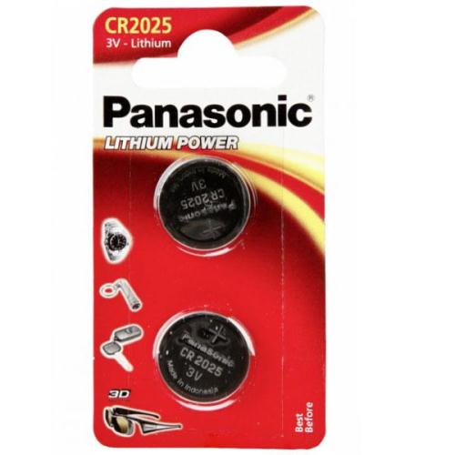 Lithium Button Cells Panasonic CR2025 (2 τεμ)