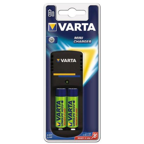 Φορτιστής Μπαταριών Varta Easy Energy Mini έως 2τεμ ΑΑ/ΑΑΑ Μπαταρίες