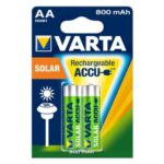Μπαταρίες Επαναφορτιζόμενες Varta AA 800mAh NiMH Solar (2 τεμ.)