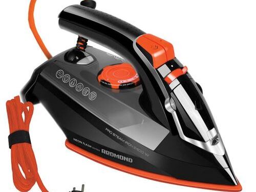 Σίδερο Ατμού Redmond RI-C244 Μαύρο-Πορτοκαλί