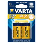 Μπαταρίες Alkaline Varta Longlife C LR14 (2 τεμ.)