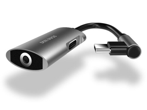 Aντάπτορας Φορτισης & Ηχου Dux Ducis Type C σε Type C & 3.5mm 2A 12cm