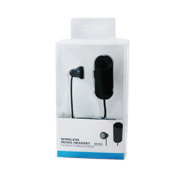 Bluetooth Handsfree BH65 Clip On Mono Μαυρο
