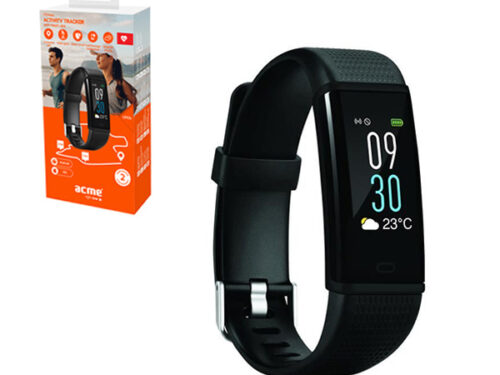 Fitness Activity Tracker HR ACME ACT304 Μαυρο