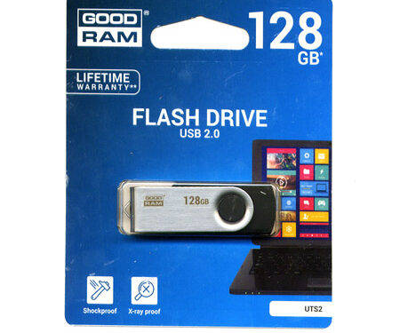 Flash Pen USB 2.0 128GB GoodRam Μαυρο