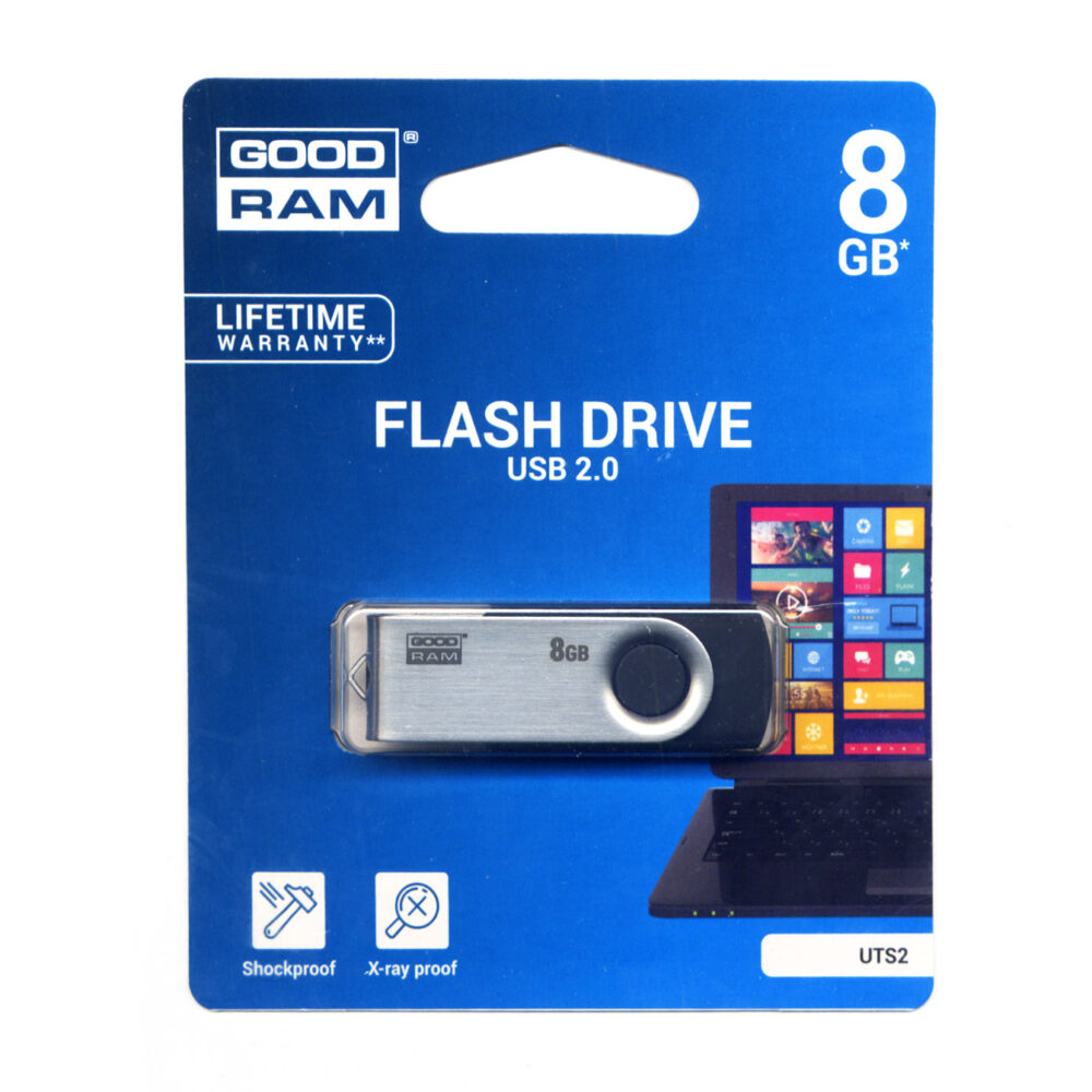 Flash Pen USB 2.0 8GB GoodRam Μαυρο Flash Pen USB 2.0 8GB GoodRam Μαυρο