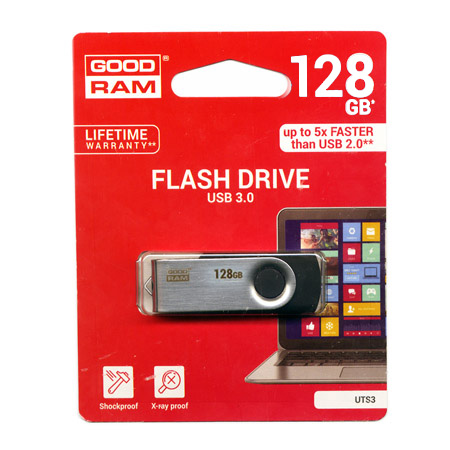 Flash Pen USB 3.0 128GB GoodRam Μαυρο Flash Pen USB 3.0 128GB GoodRam Μαυρο
