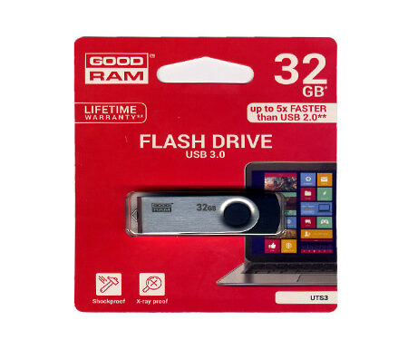 Flash Pen USB 3.0 32GB GoodRam Μαυρο
