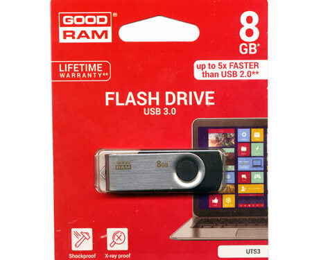 Flash Pen USB 3.0 8GB GoodRam Μαυρο