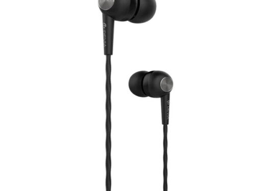 Hands Free Devia Kintone Stereo Ψειρα Σιλικονης 3.5mm Μαυρο