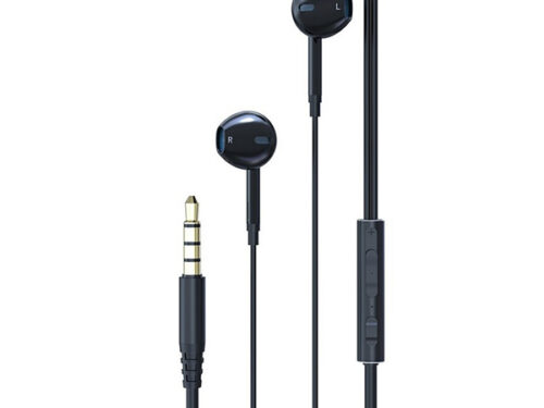 Hands Free Devia Pure Sound 3.5mm Μαυρο