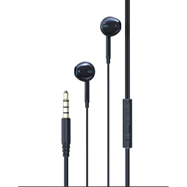 Hands Free Devia Pure Sound 3.5mm Μαυρο