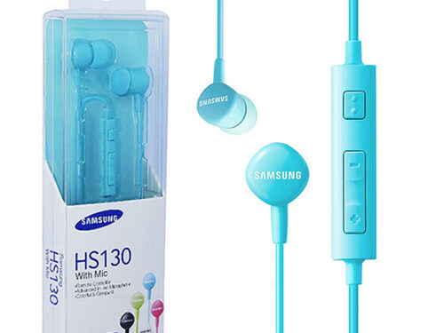 Hands Free Samsung HS130 Stereo 3.5mm Γαλαζιο
