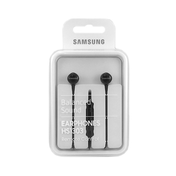 Hands Free Samsung HS130 Stereo 3.5mm Μαυρο