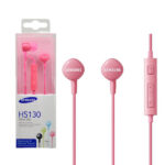 Hands Free Samsung HS130 Stereo 3.5mm Ροζ