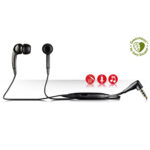 Hands Free Stereo SonyEricsson MH650 Μαυρο Για Vivaz Bulk 3.5mm Με Ακουστικο Σιλικονης