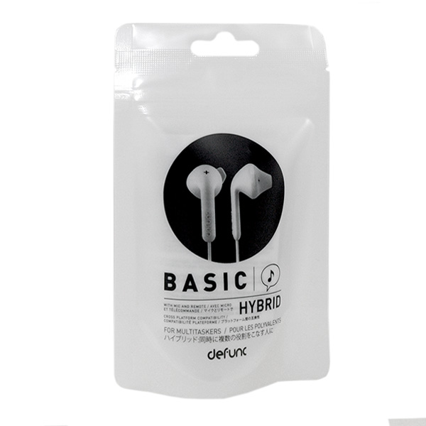 Hands free Defunc Basic Hybrid 3.5mm Άσπρo Hands free Defunc Basic Hybrid 3.5mm Άσπρo
