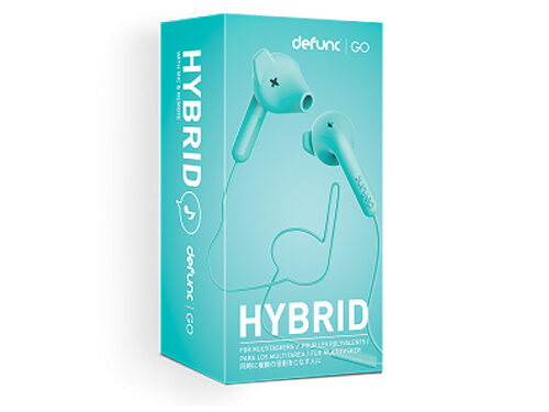 Hands free Defunc GO Hybrid 3.5mm Γαλαζιο