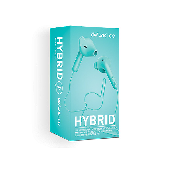 Hands free Defunc GO Hybrid 3.5mm Γαλαζιο