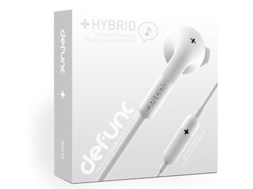 Hands free Defunc Plus + Hybrid 3.5mm Άσπρo