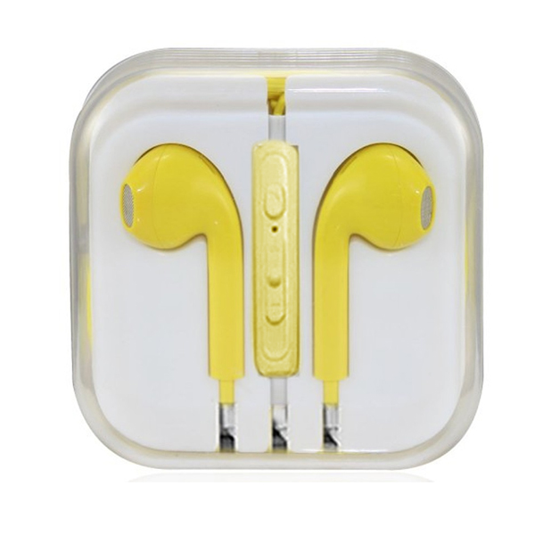Hands free GNG Stereo 3.5mm Κίτρινο Με Switch Hands free GNG Stereo 3.5mm Κίτρινο Με Switch