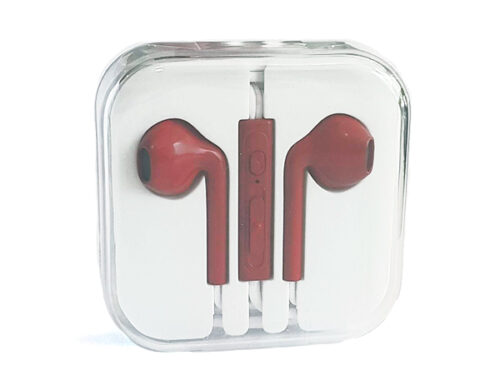 Hands free GNG Stereo 3.5mm Κοκκινο Με Switch V.2