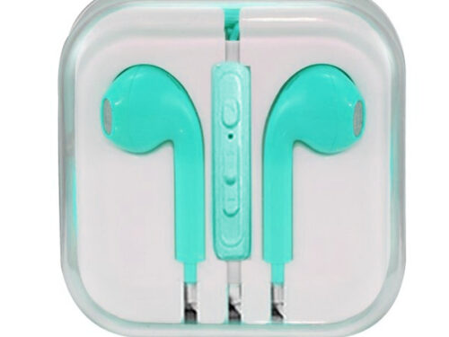 Hands free GNG Stereo 3.5mm Τυρκουαζ Με Switch